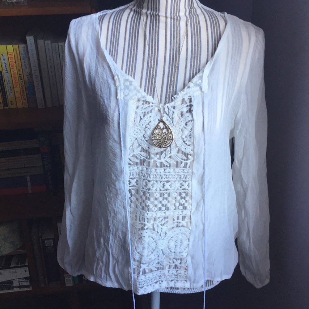 Zaful Peasant Blouse